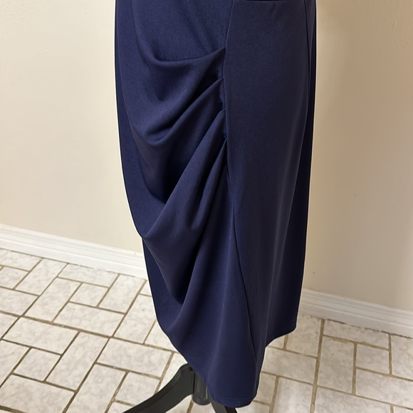 Grace Karin navy stretch dress size L nwt - Picture 2 of 13